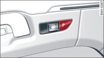 Rear headliner: Reading light